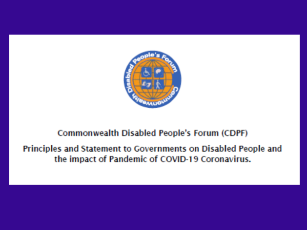 CDPF Statement & Principles on COVID-19 